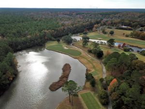 Fallen Oak 3rd Hole Aerial